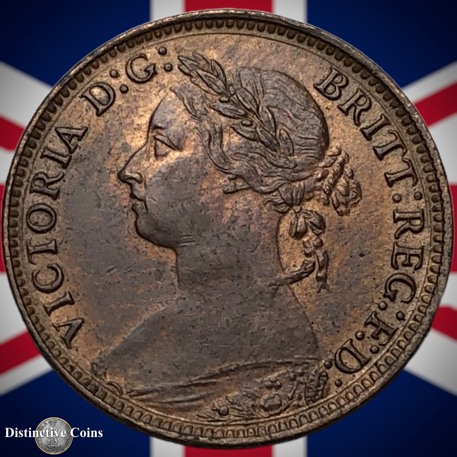 Great Britain 1881 H Farthing 1/4d GB3988
