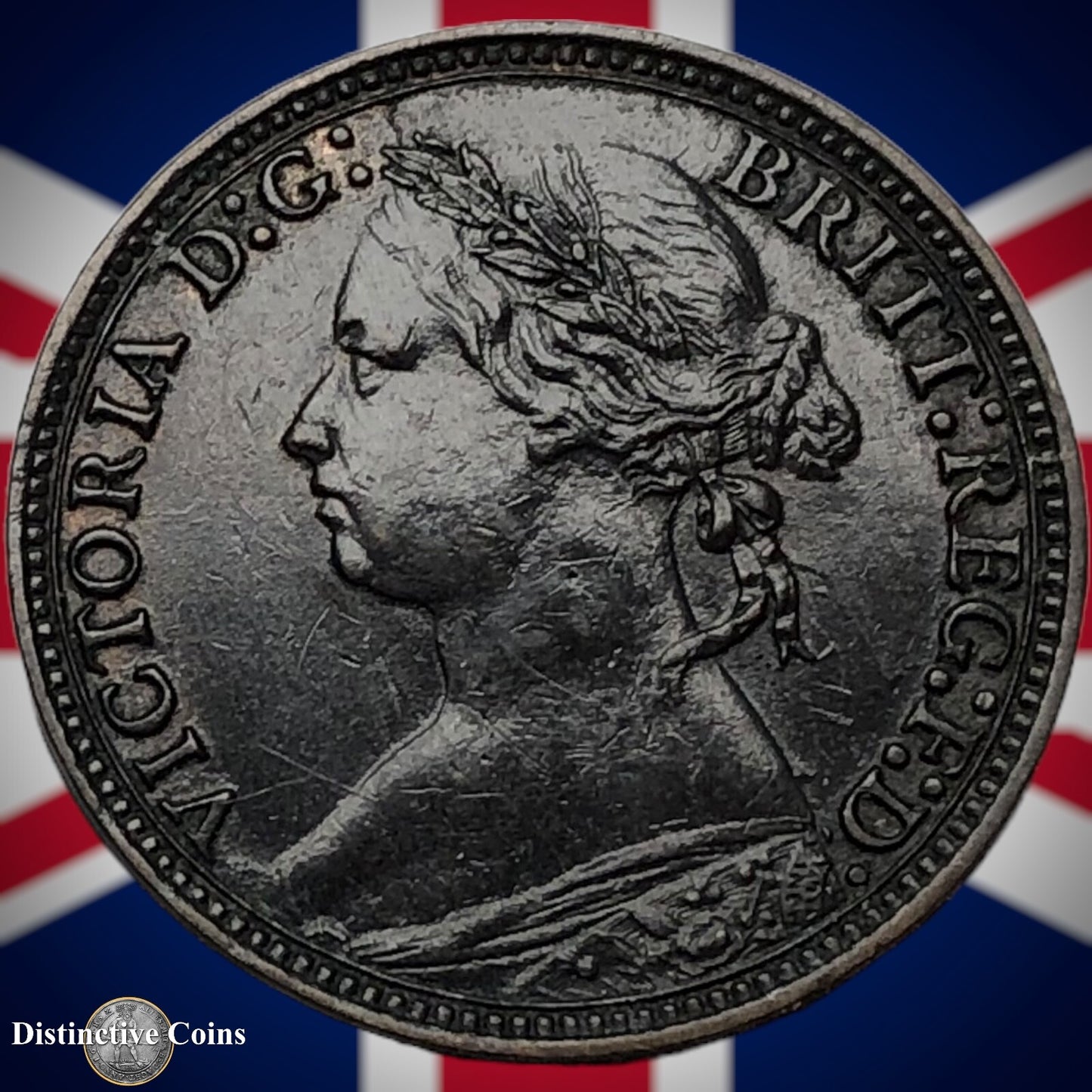 Great Britain 1879 Farthing 1/4d GB3835