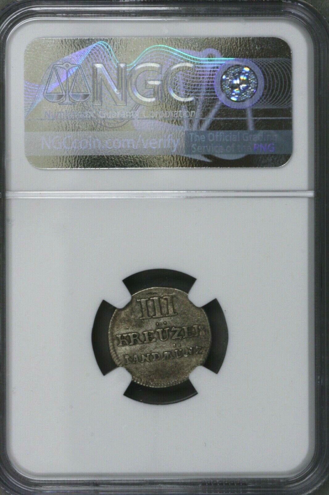 Germany Lowenstein Werthim 1802 3 Kreuzer  NGC XF 45  S285