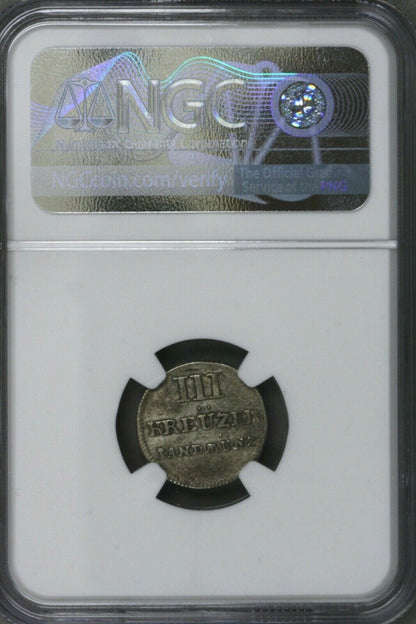 Germany Lowenstein Werthim 1802 3 Kreuzer  NGC XF 45  S285