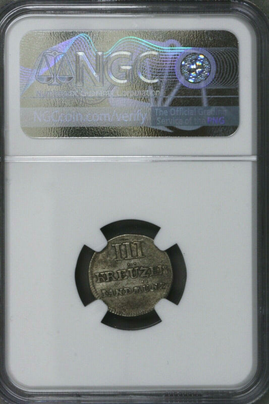 Germany Lowenstein Werthim 1802 3 Kreuzer  NGC XF 45  S285