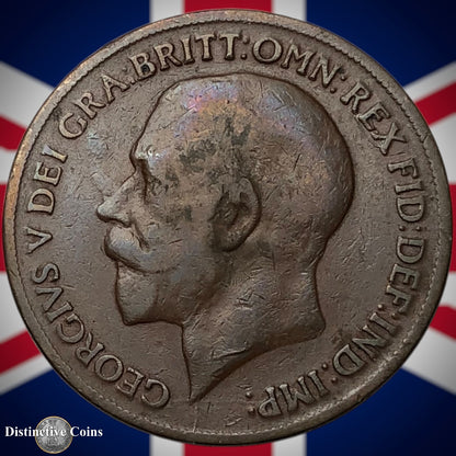 Great Britain 1918 KN Penny 1d GB6890