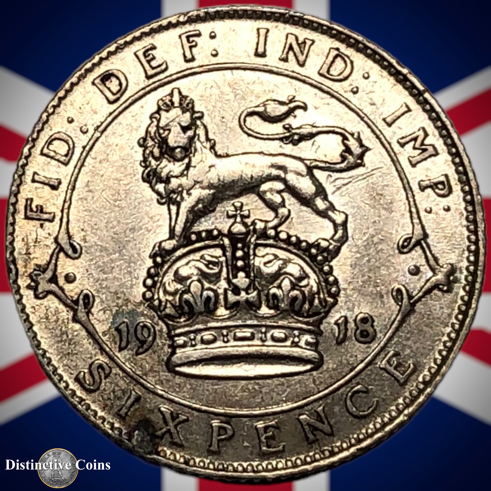 Great Britain 1918 Six Pence GB1612