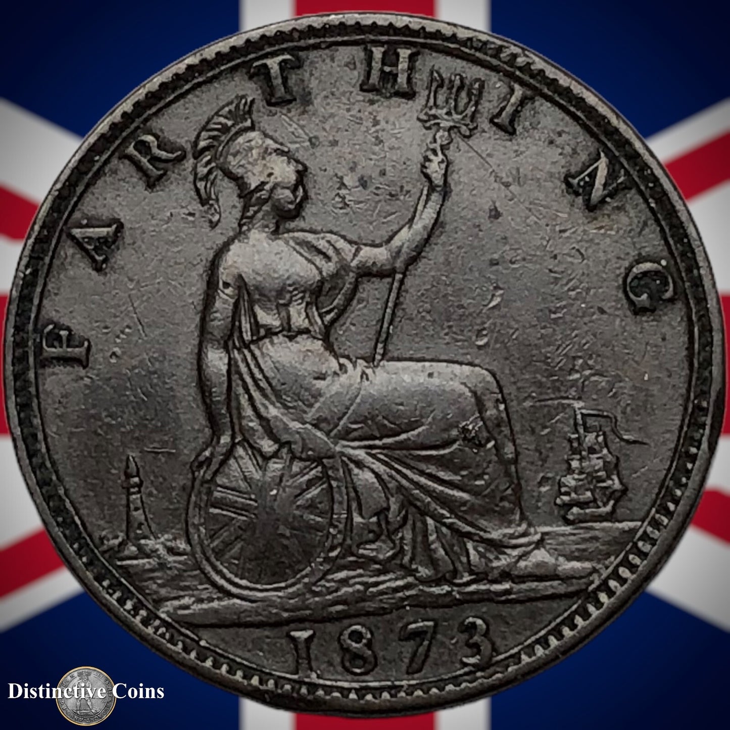 Great Britain 1873 Farthing 1/4d GB3688
