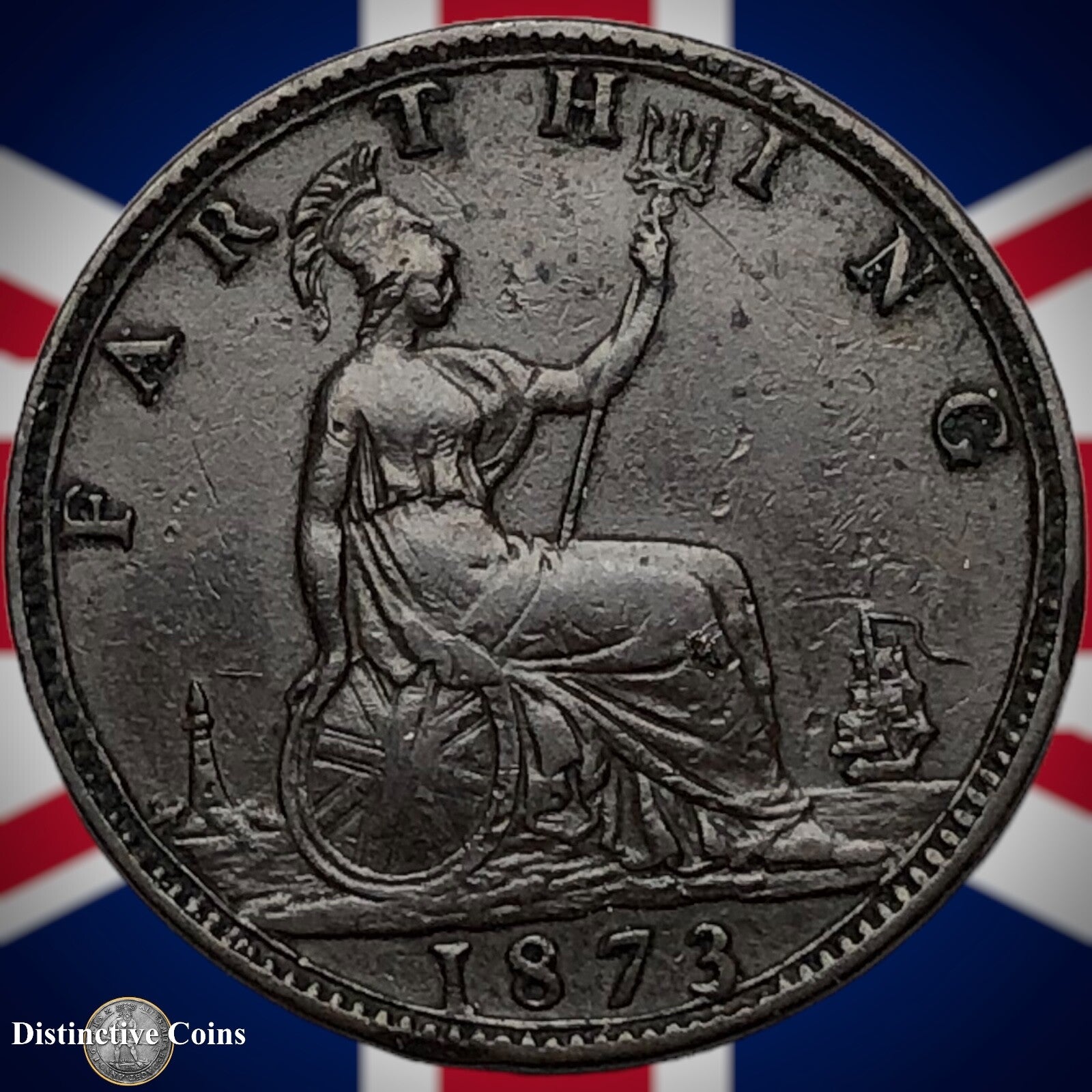 Great Britain 1873 Farthing 1/4d GB3688