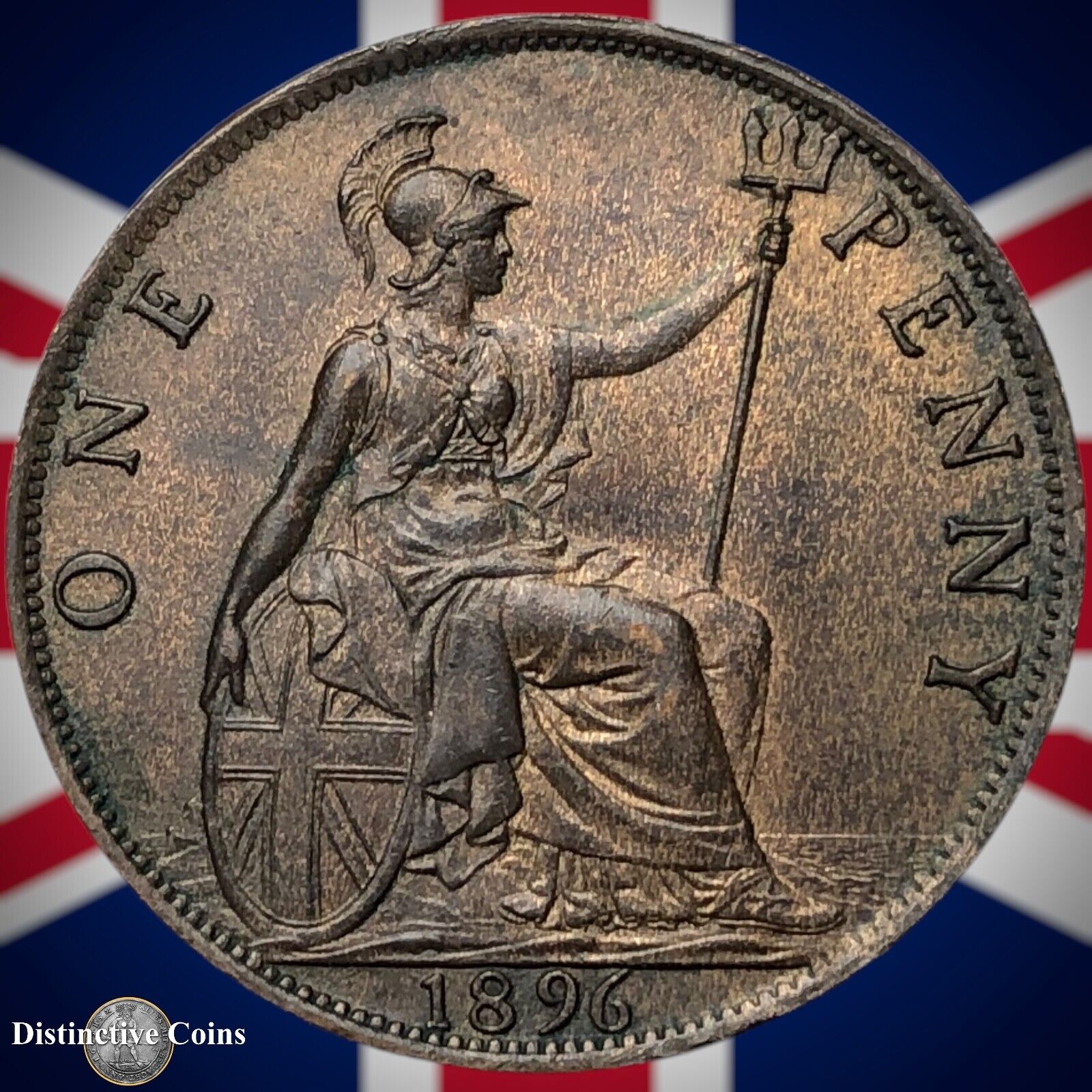 Great Britain 1896 Penny 1d GB6581