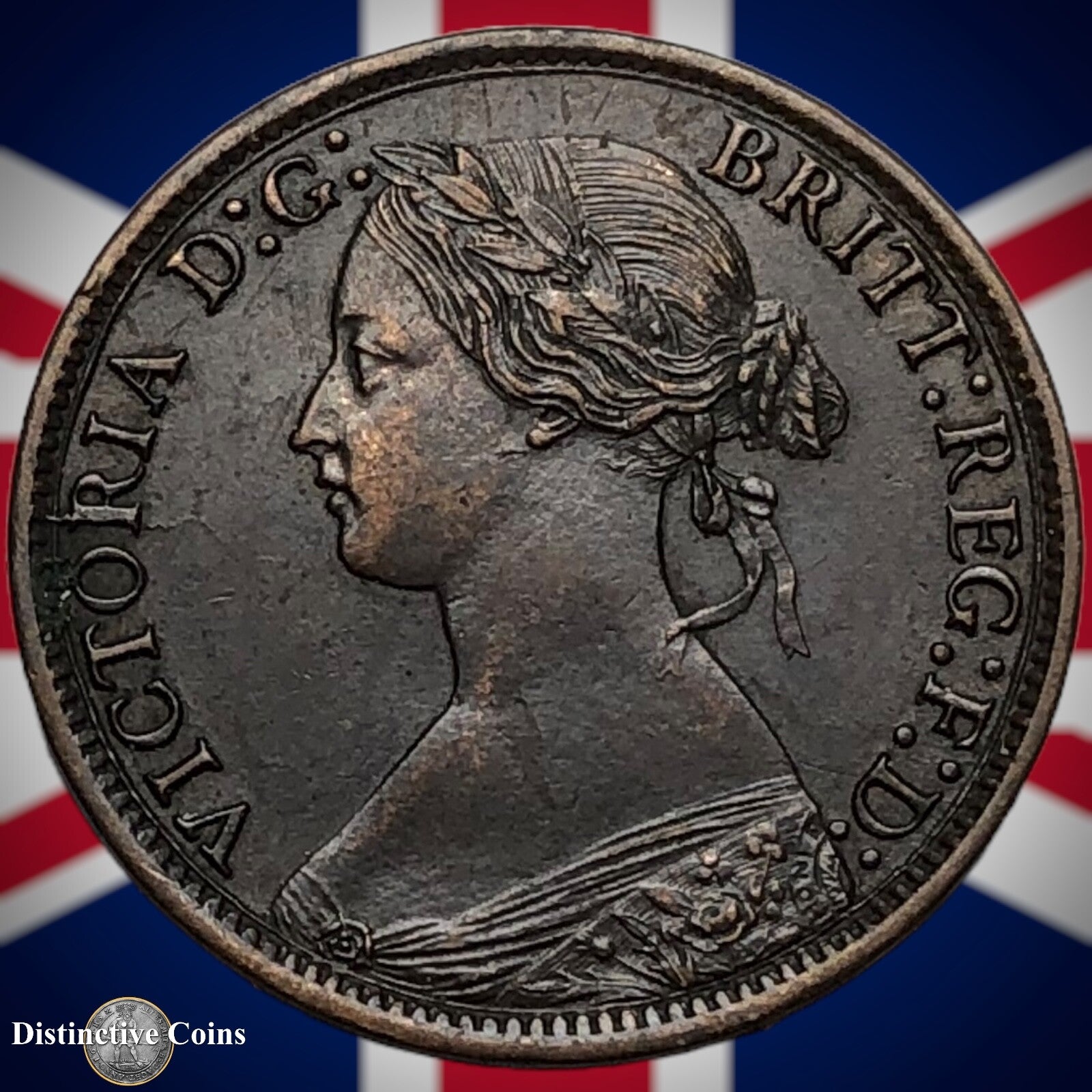 Great Britain 1867 Farthing 1/4d GB3594