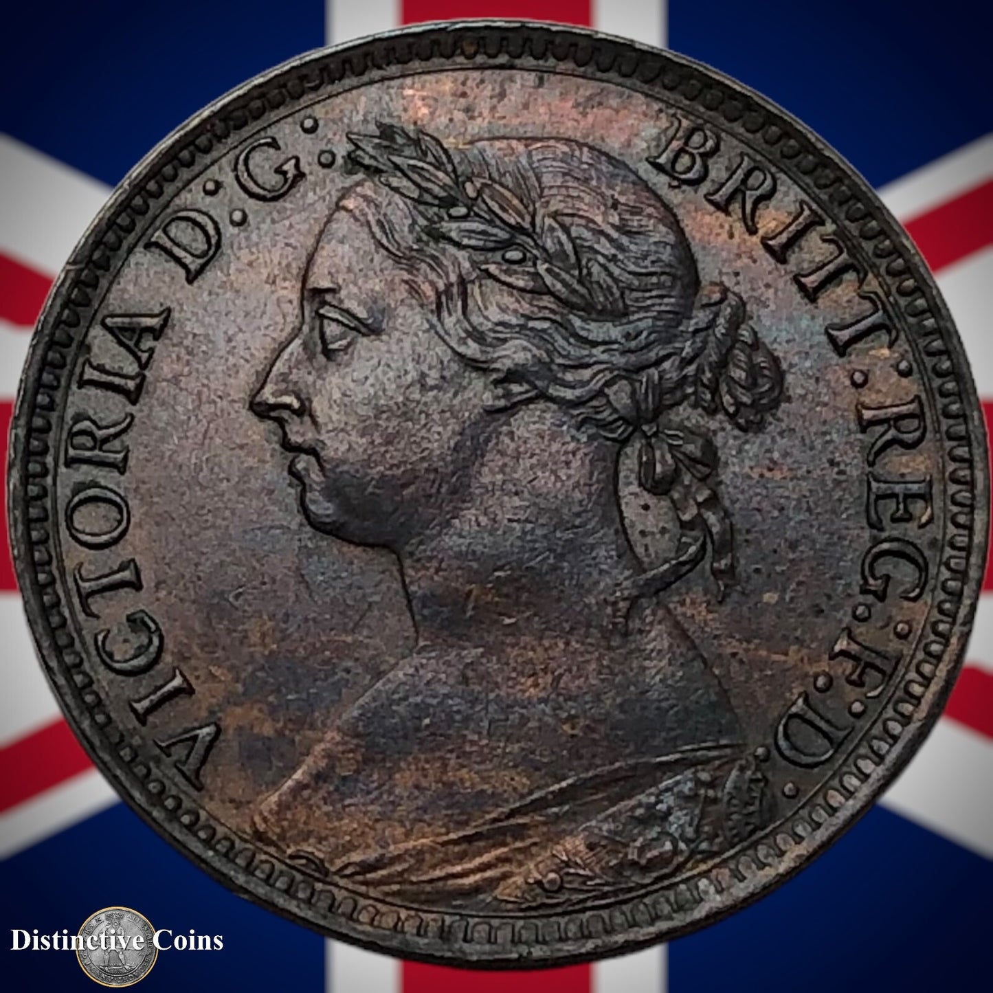 Great Britain 1886 Farthing 1/4d GB4235