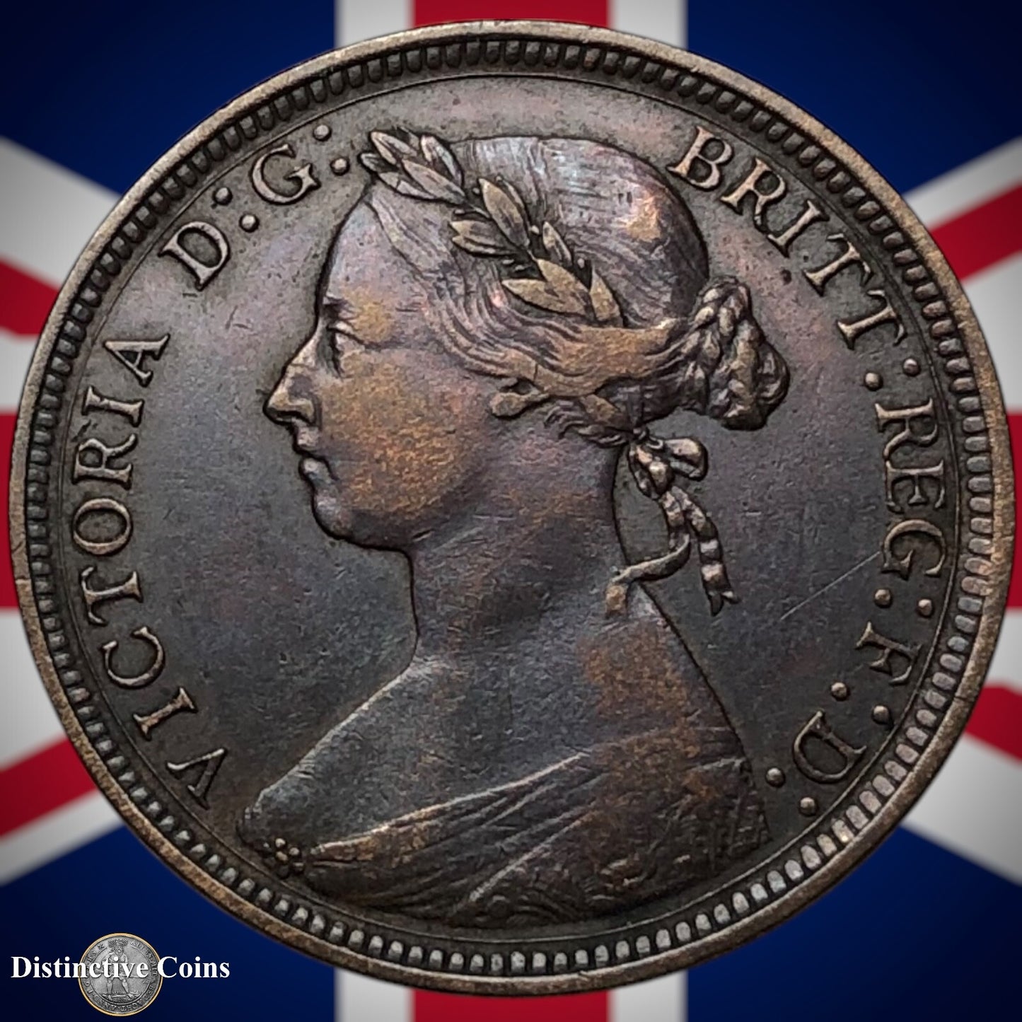 Great Britain 1890 Half Penny 1/2d GB5666