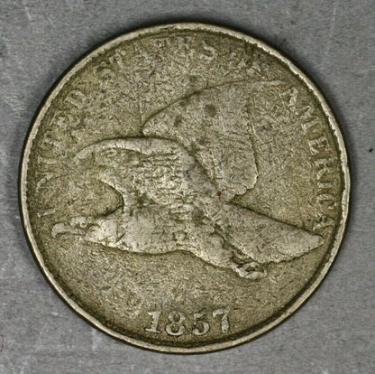US 1857 Flying Eagle Penny  A3099