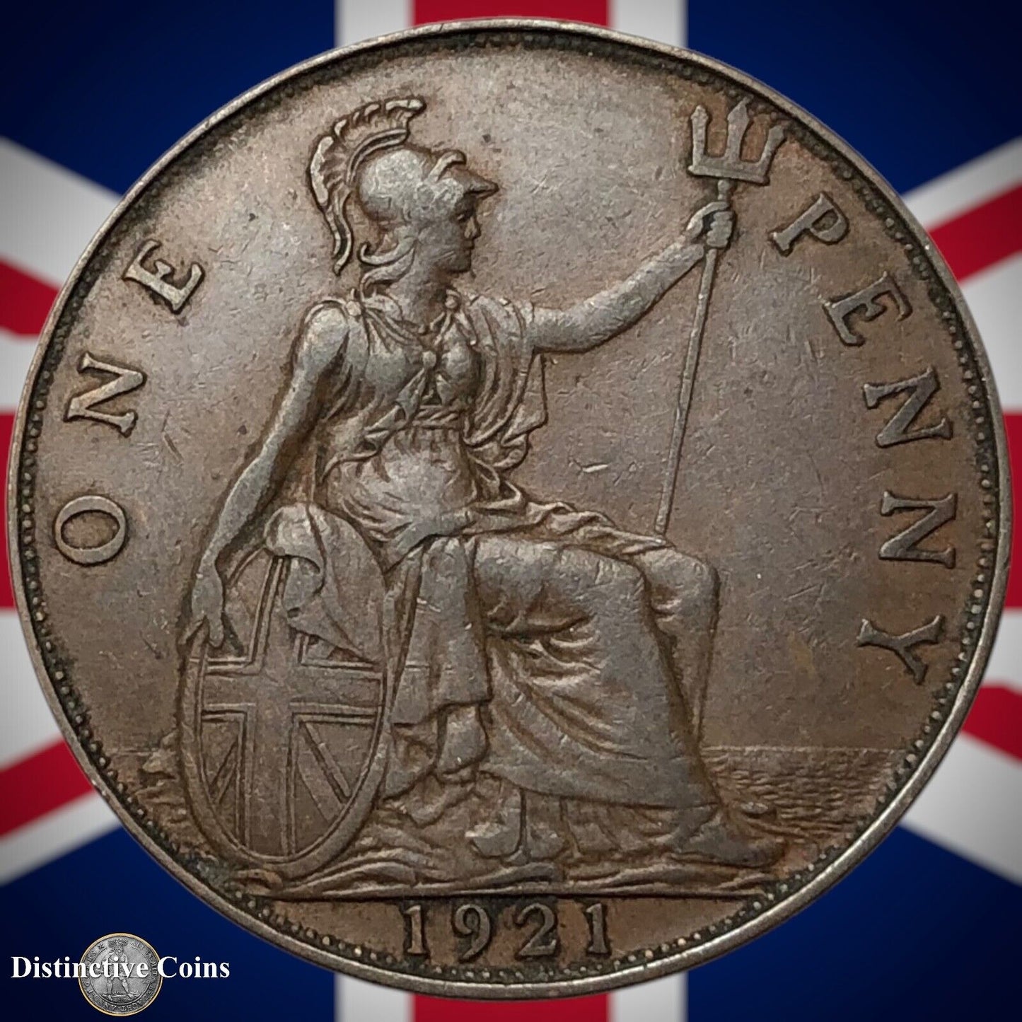 Great Britain 1921 Penny 1d GB6969