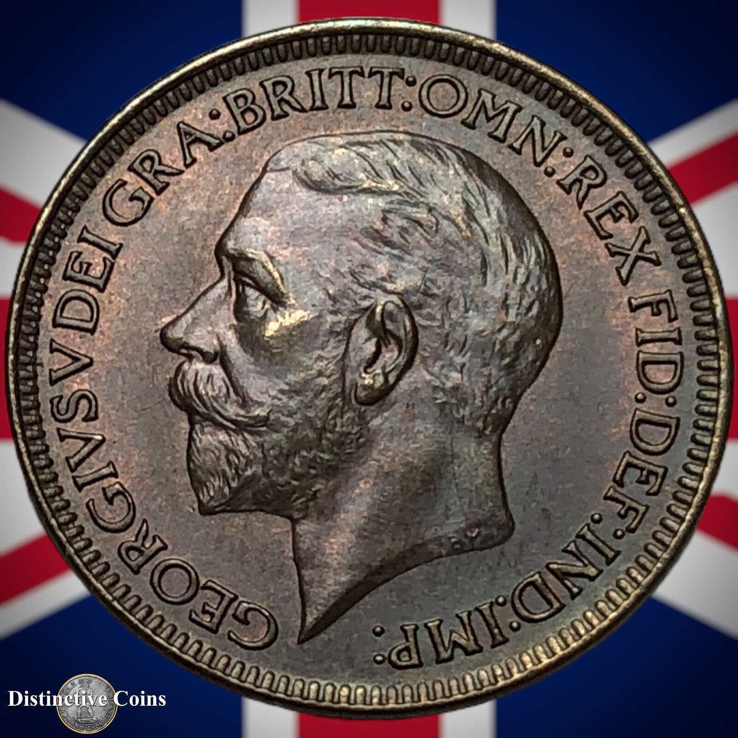 Great Britain 1928 Farthing 1/4d GB4870