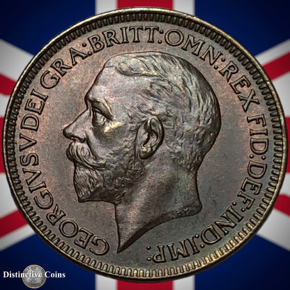 Great Britain 1928 Farthing 1/4d GB4870