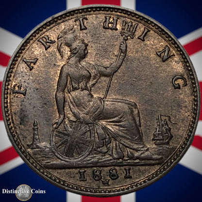 Great Britain 1881 H Farthing 1/4d GB4001