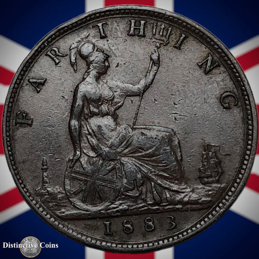Great Britain 1883 Farthing 1/4d GB4056
