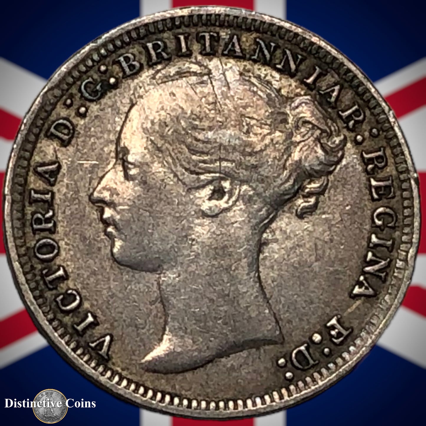 Great Britain 1875 Three Pence GB1874