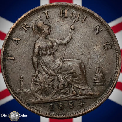 Great Britain 1884 Farthing 1/4d GB4077