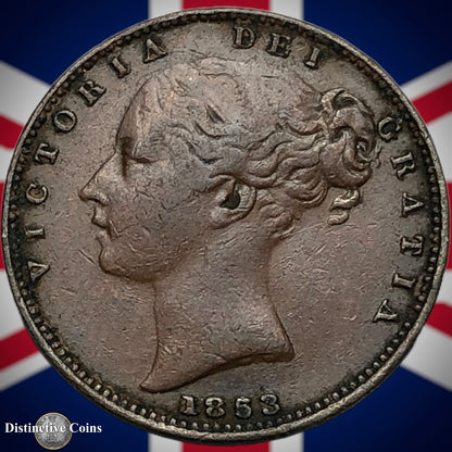Great Britain 1853 Farthing 1/4d GB3449