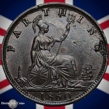 Great Britain 1860 Farthing 1/4d GB3489