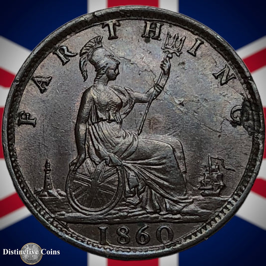 Great Britain 1860 Farthing 1/4d GB3489