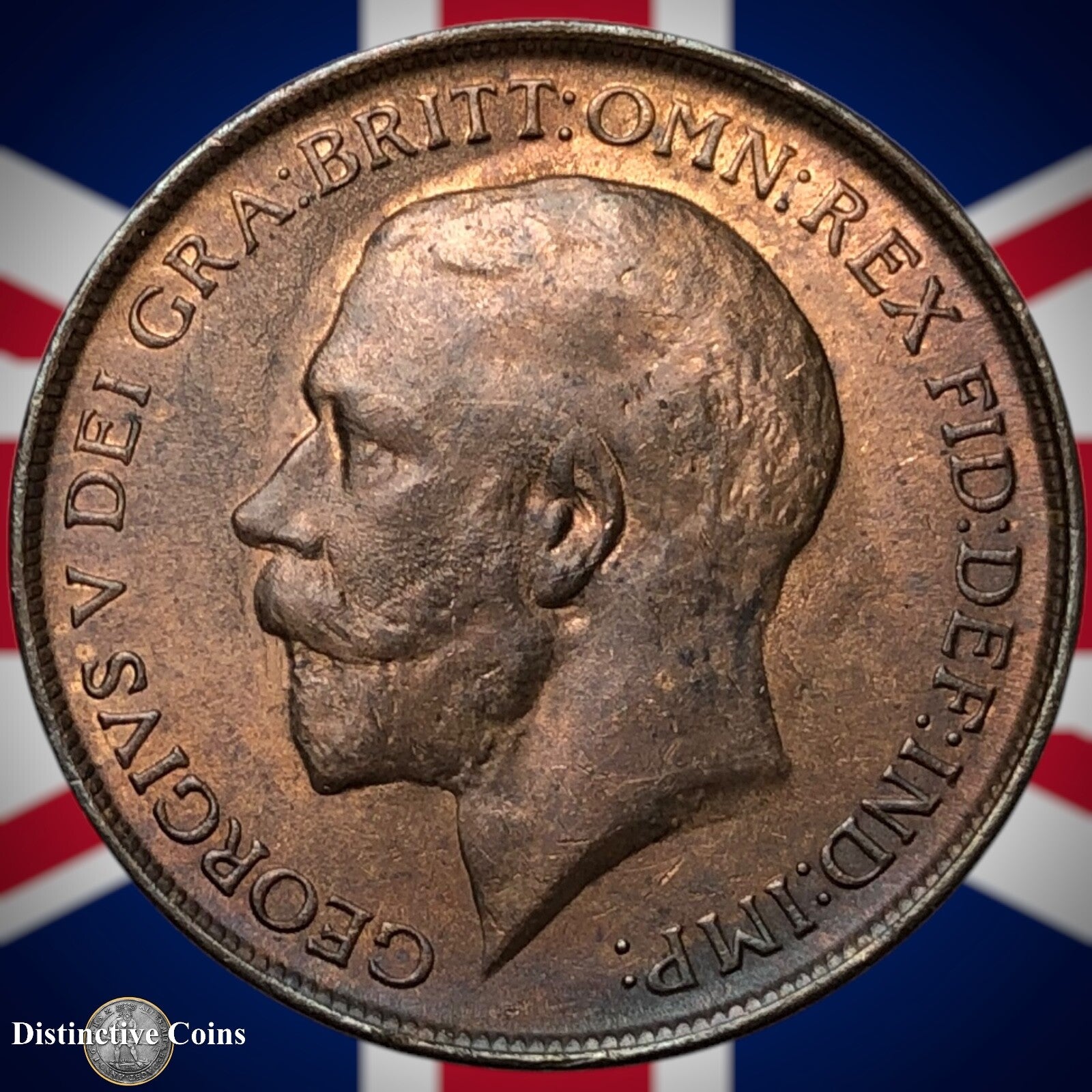 Great Britain 1911 Penny 1d GB6752