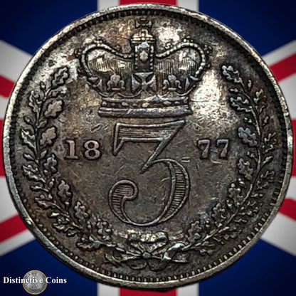 Great Britain 1877 Three Pence GB1884
