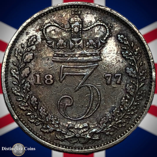 Great Britain 1877 Three Pence GB1884