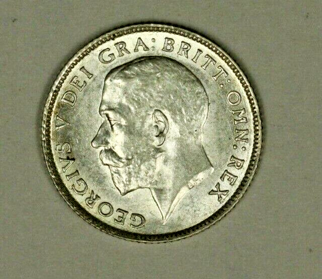 Great Britain  Silver 6 Pence 1924  UNC   A1237