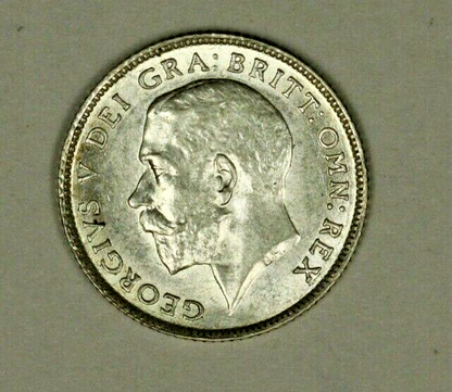 Great Britain  Silver 6 Pence 1924  UNC   A1237