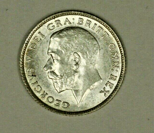 Great Britain  Silver 6 Pence 1924  UNC   A1237