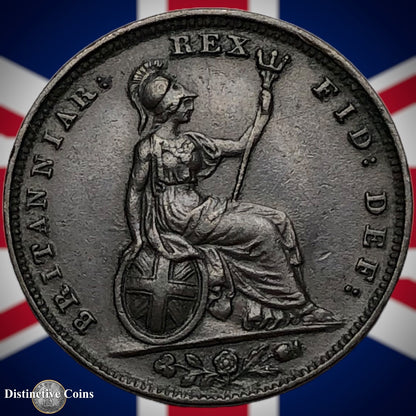 Great Britain 1828 Farthing 1/4d GB3338