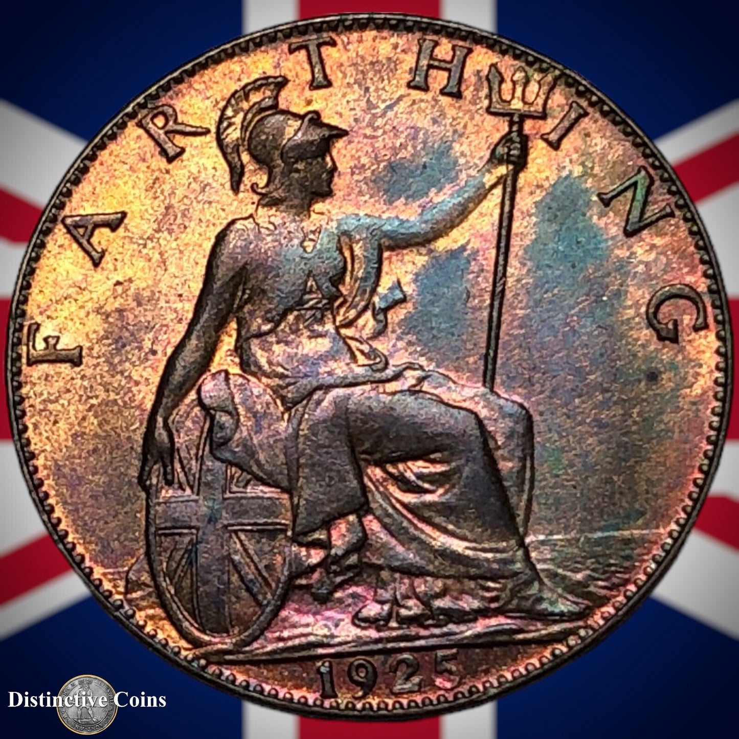 Great Britain 1925 Farthing 1/4d GB4820