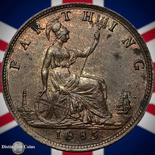 Great Britain 1885 Farthing 1/4d GB4176