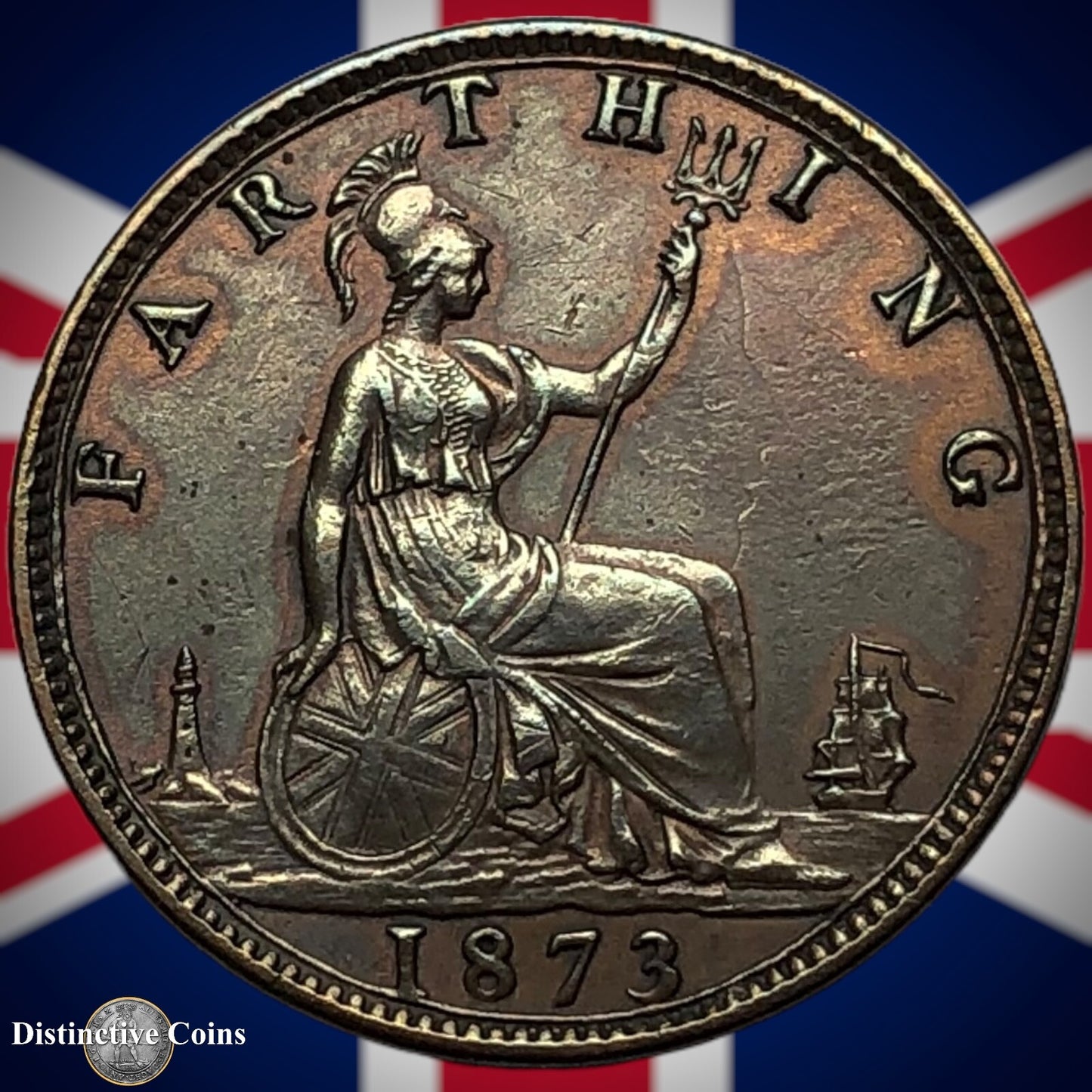 Great Britain 1873 Farthing 1/4d GB3705