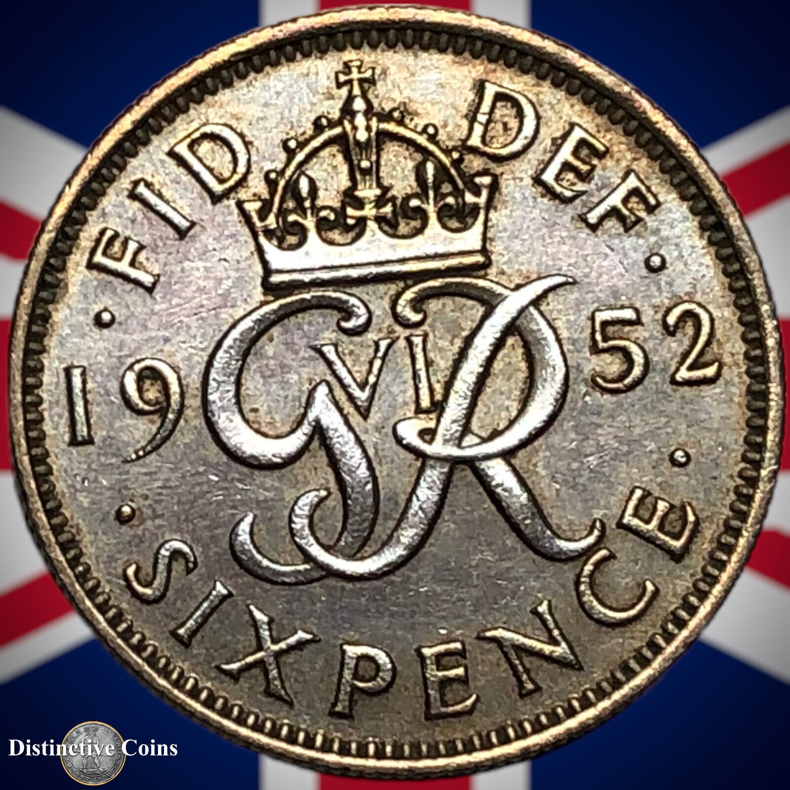Great Britain 1952 Six Pence GB1795