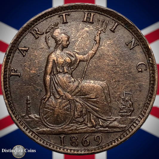 Great Britain 1869 Farthing 1/4d GB3650