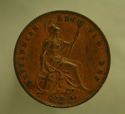 Great Britain 1853 (Double Date) 1 Penny  A327