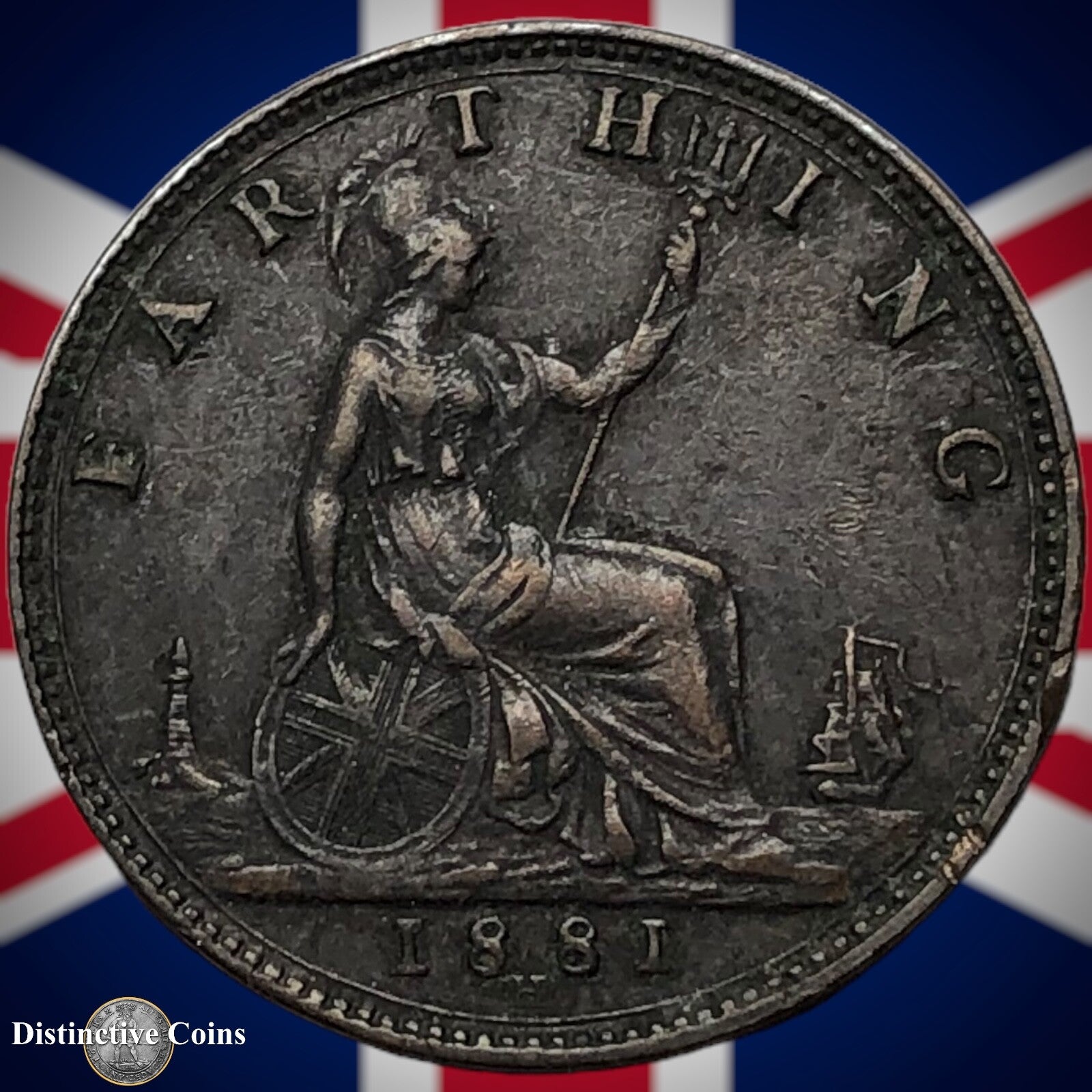 Great Britain 1881 H Farthing 1/4d GB3890