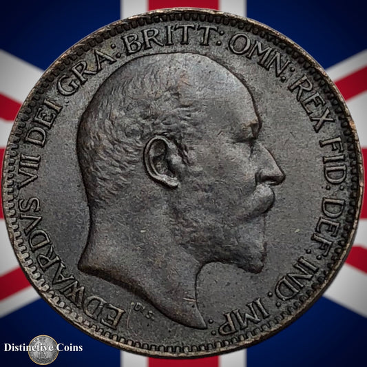 Great Britain 1909 Farthing 1/4d GB4621