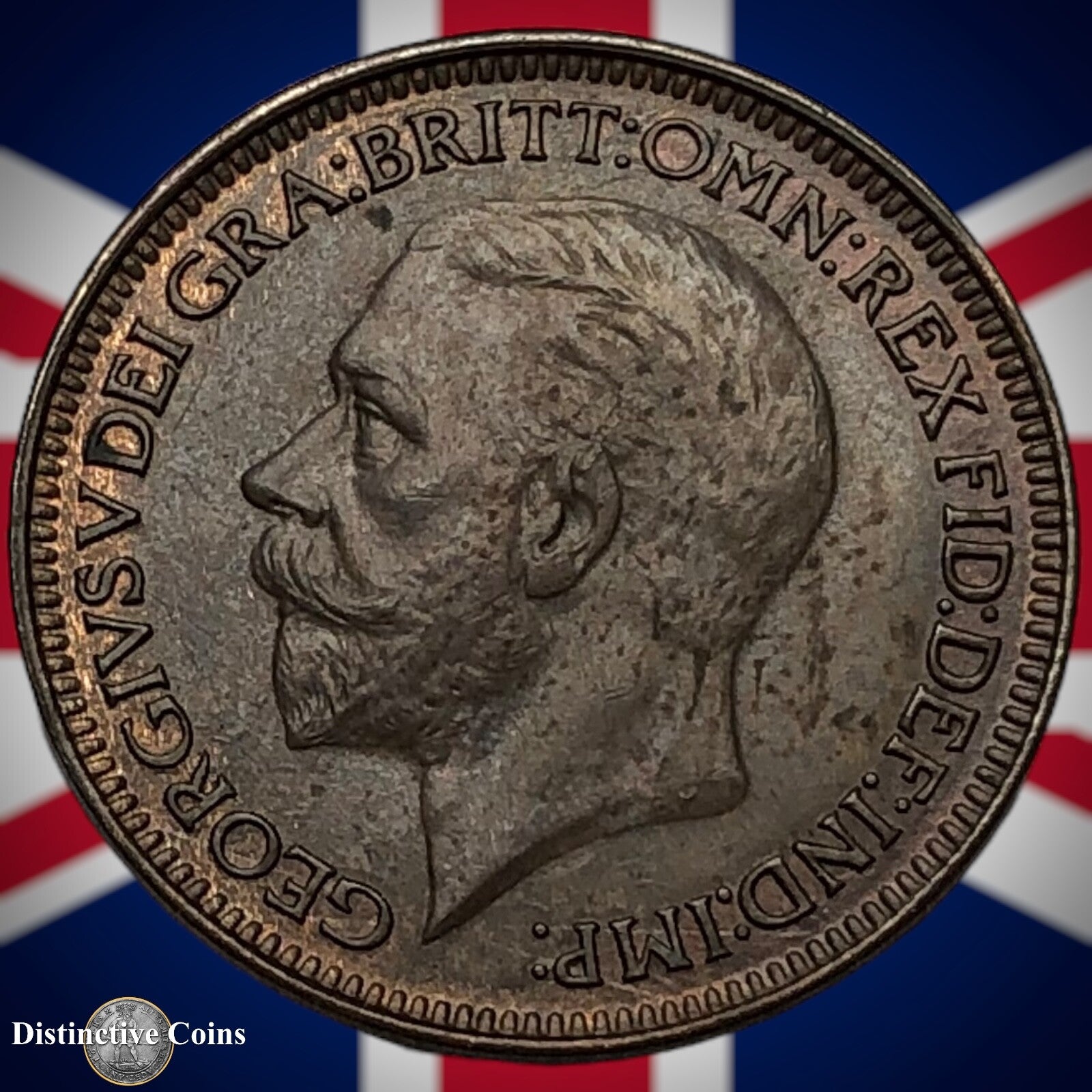 Great Britain 1927 Farthing 1/4d GB4851