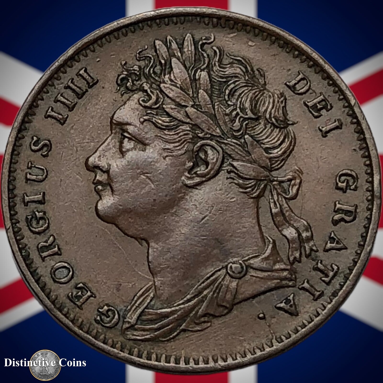 Great Britain 1825 Farthing 1/4d GB3296