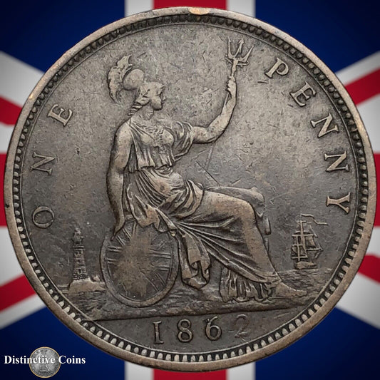 Great Britain 1862 Penny 1d GB6212