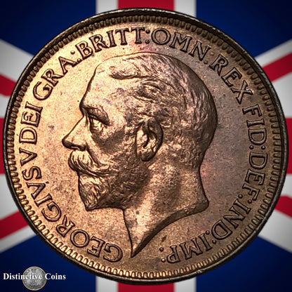 Great Britain 1929 Farthing 1/4d GB4878