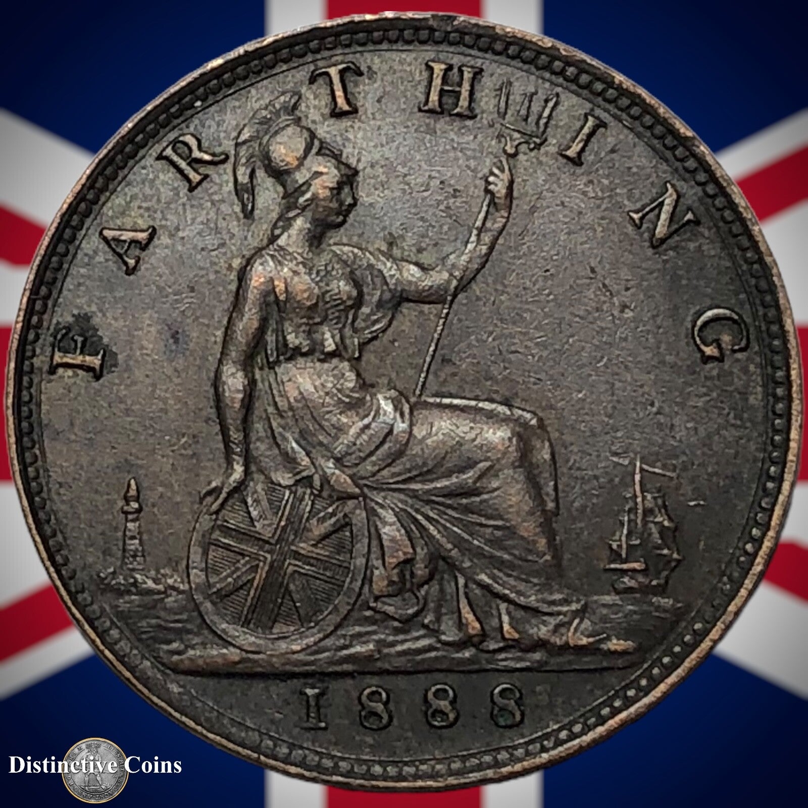 Great Britain 1888 Farthing 1/4d GB4257