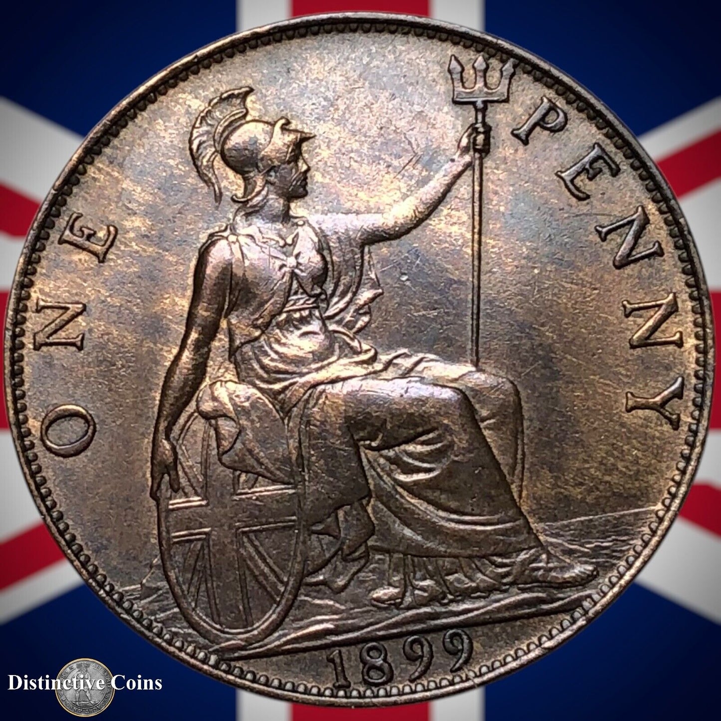 Great Britain 1899 Penny 1d GB6607