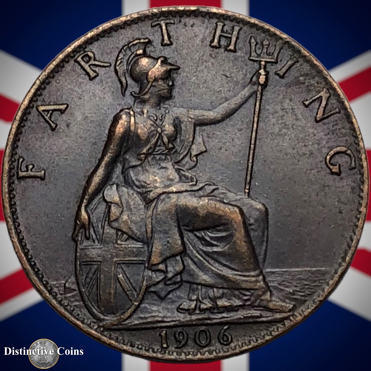 Great Britain 1906 Farthing 1/4d GB4588