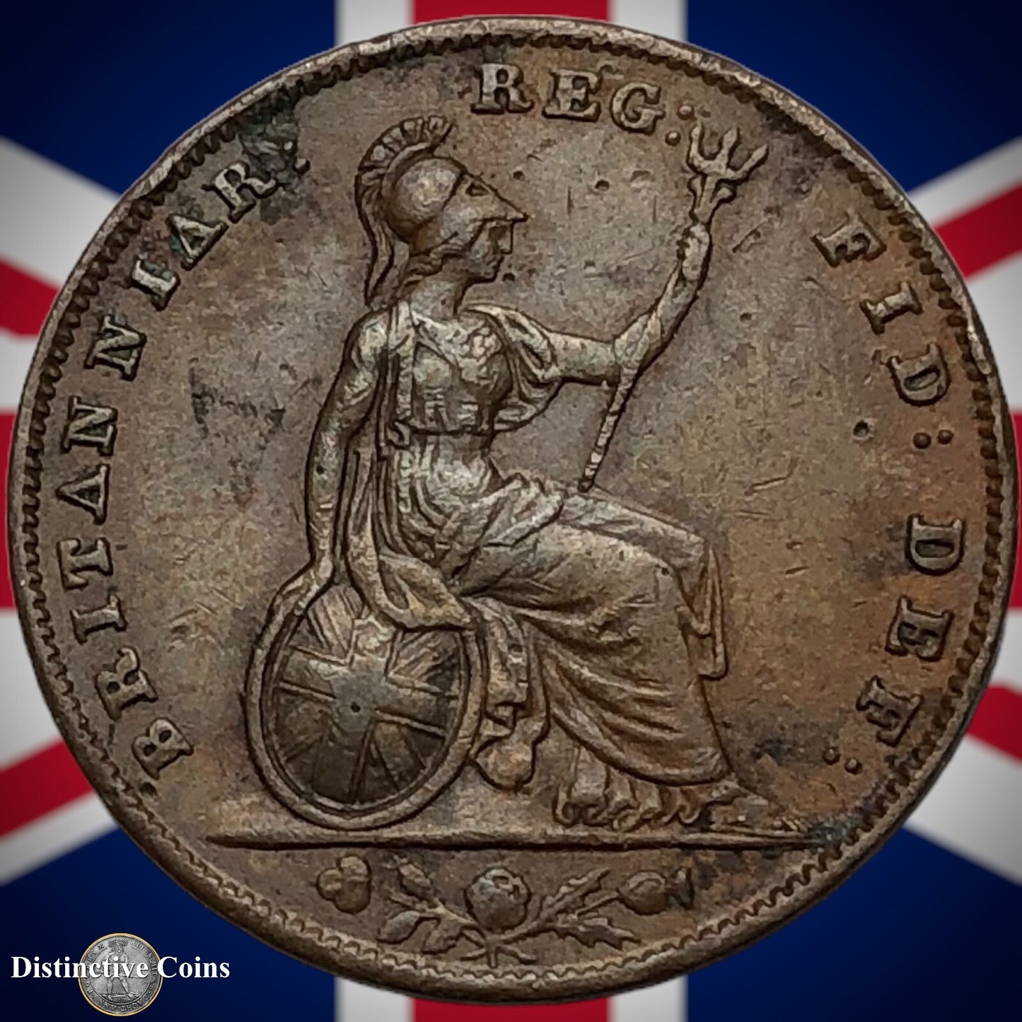 Great Britain 1854 Farthing 1/4d GB3471