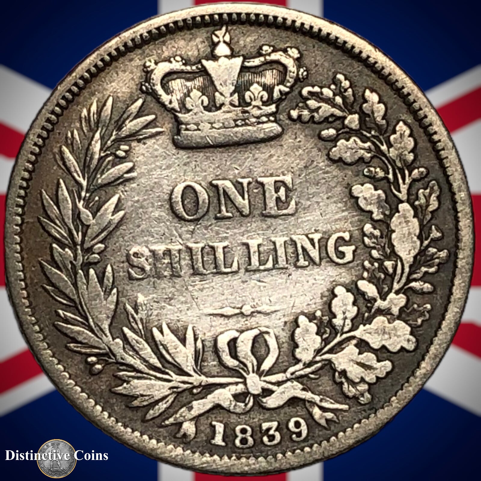 Great Britain 1839 British One Shilling GB0160