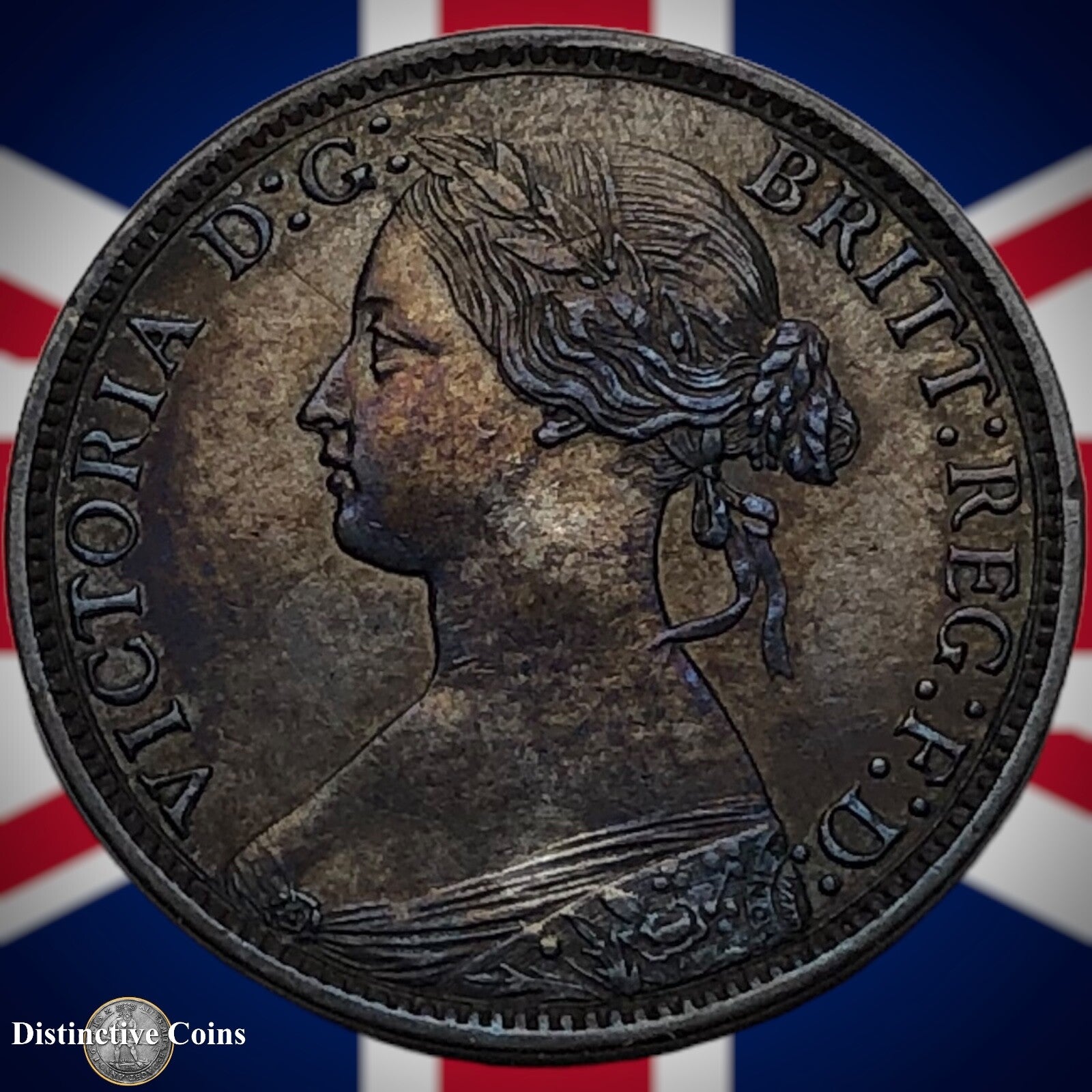 Great Britain 1869 Farthing 1/4d GB3652
