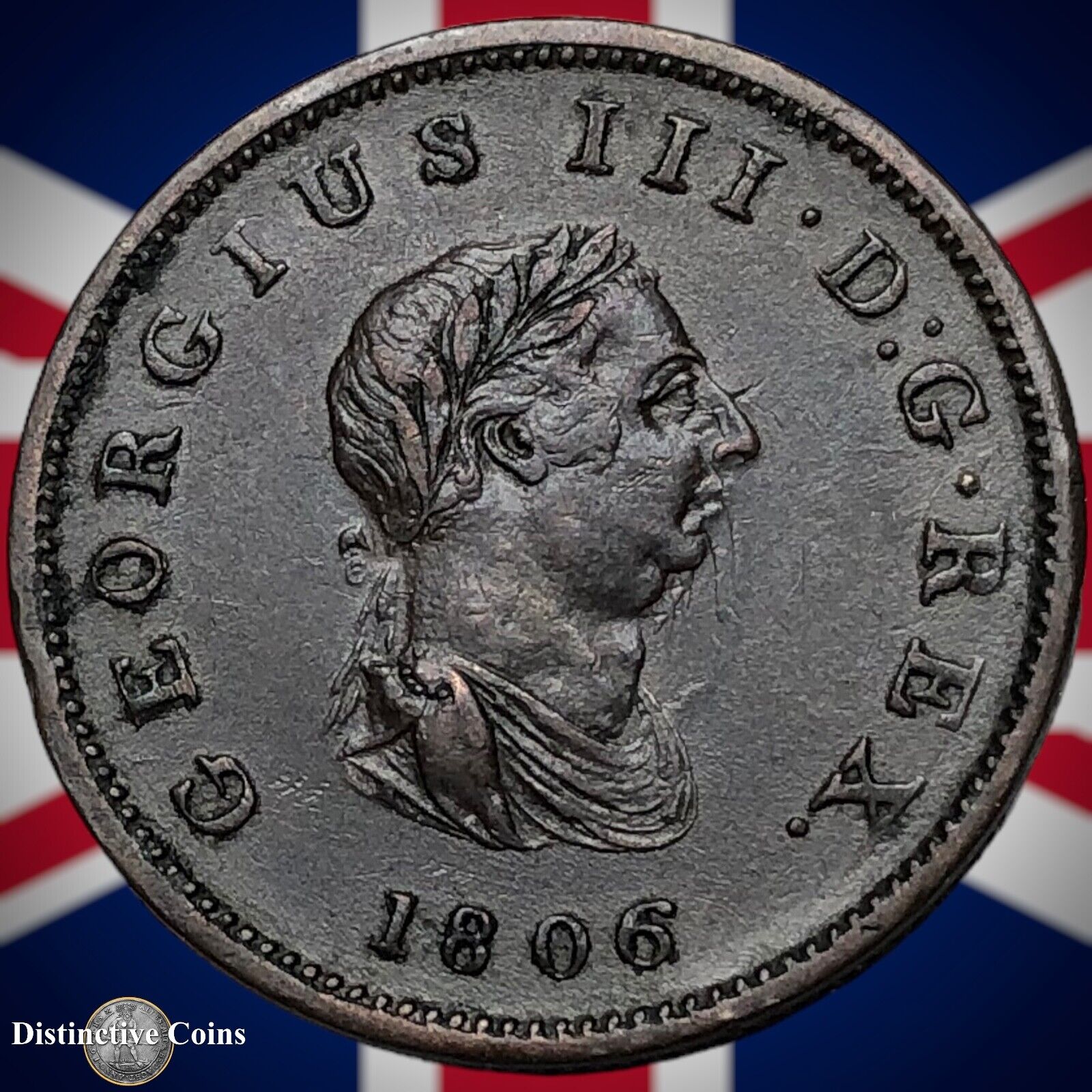 Great Britain 1806 Half Penny 1/2d GB5159